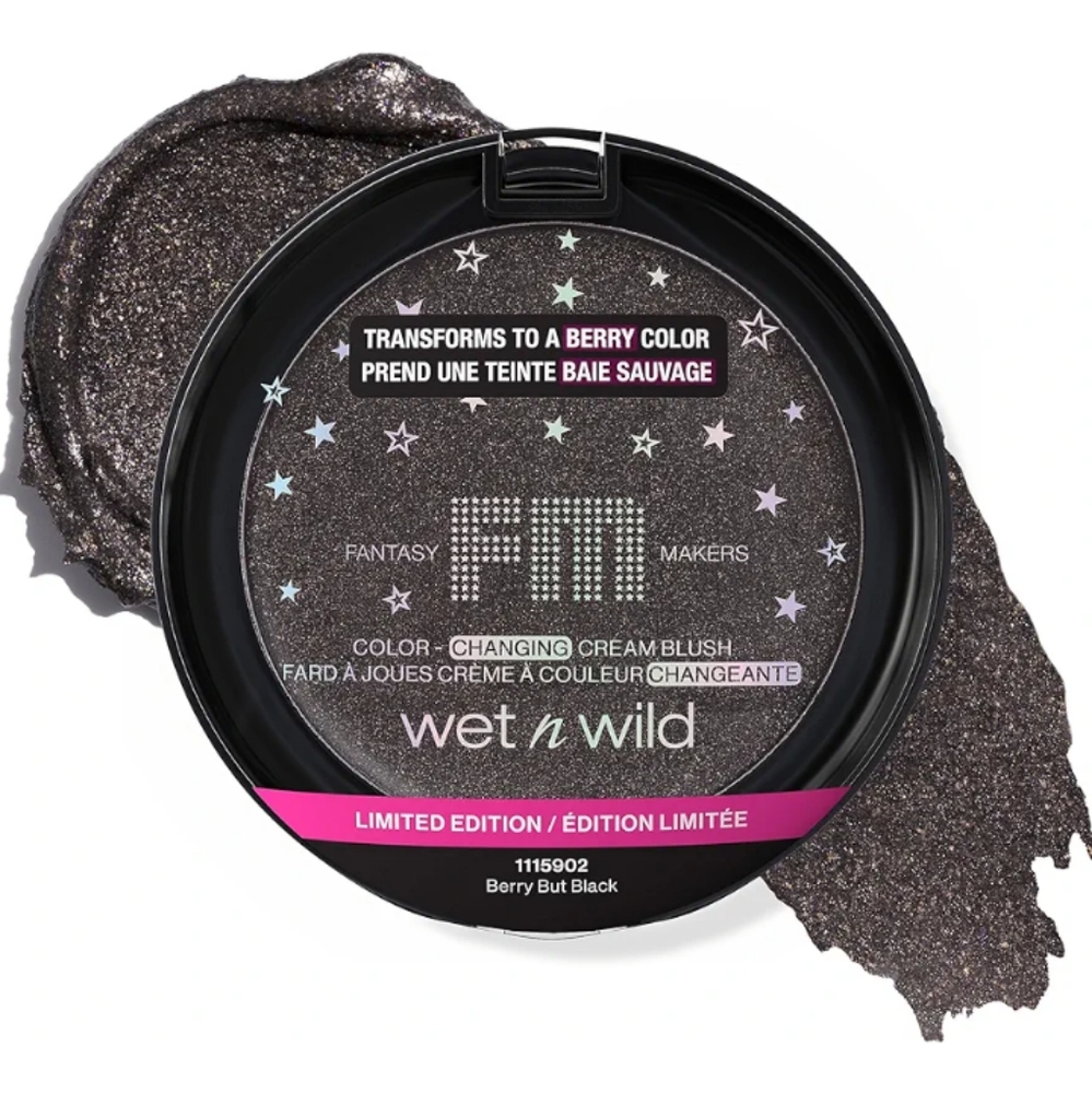 NWT wet n wild Halloween  Fantasy Makers Color Changing Blush - BERRY BUT BLACK